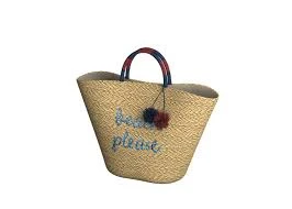 Large canvas bag with inner pocket